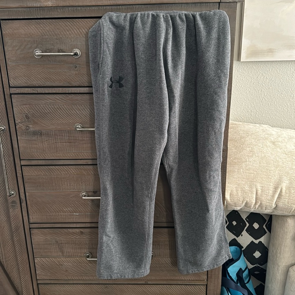 Under Armor sweat pants large gray for sale.